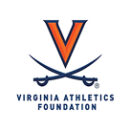 Virginia Athletics Foundation logo, V and sabers